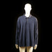 Camus - Polo - Navy - Size 5XL - Long-sleeve polo with a classic collar, three-button placket, and a single chest pocket. Features ribbed cuffs and a relaxed fit.