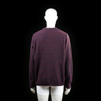 Sweater - Burgundy & Navy - Size L
