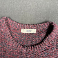 Sweater - Burgundy & Navy - Size L