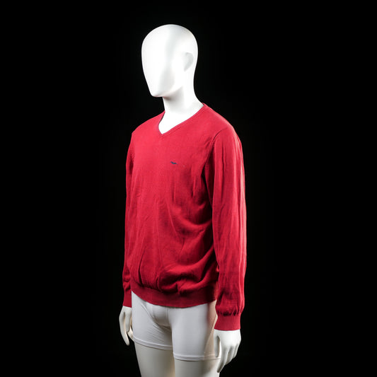 Sweater - Red & Navy - Size M