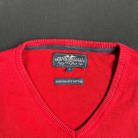 Sweater - Red & Navy - Size M