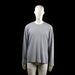 H&M - Long-sleeve top - Light Gray - Size L - Plain long-sleeve top with a crew neckline and a relaxed fit. No visible patterns, embellishments, or closures.