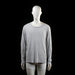 Soc - Long-sleeve top - Light Gray - Size XL - Plain long-sleeve top with a round neckline and no visible embellishments or closures. The hem is straight, and the fabric appears slightly wrinkled.