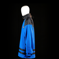 Fleece jacket - Light Blue & Black - Size XXXXL