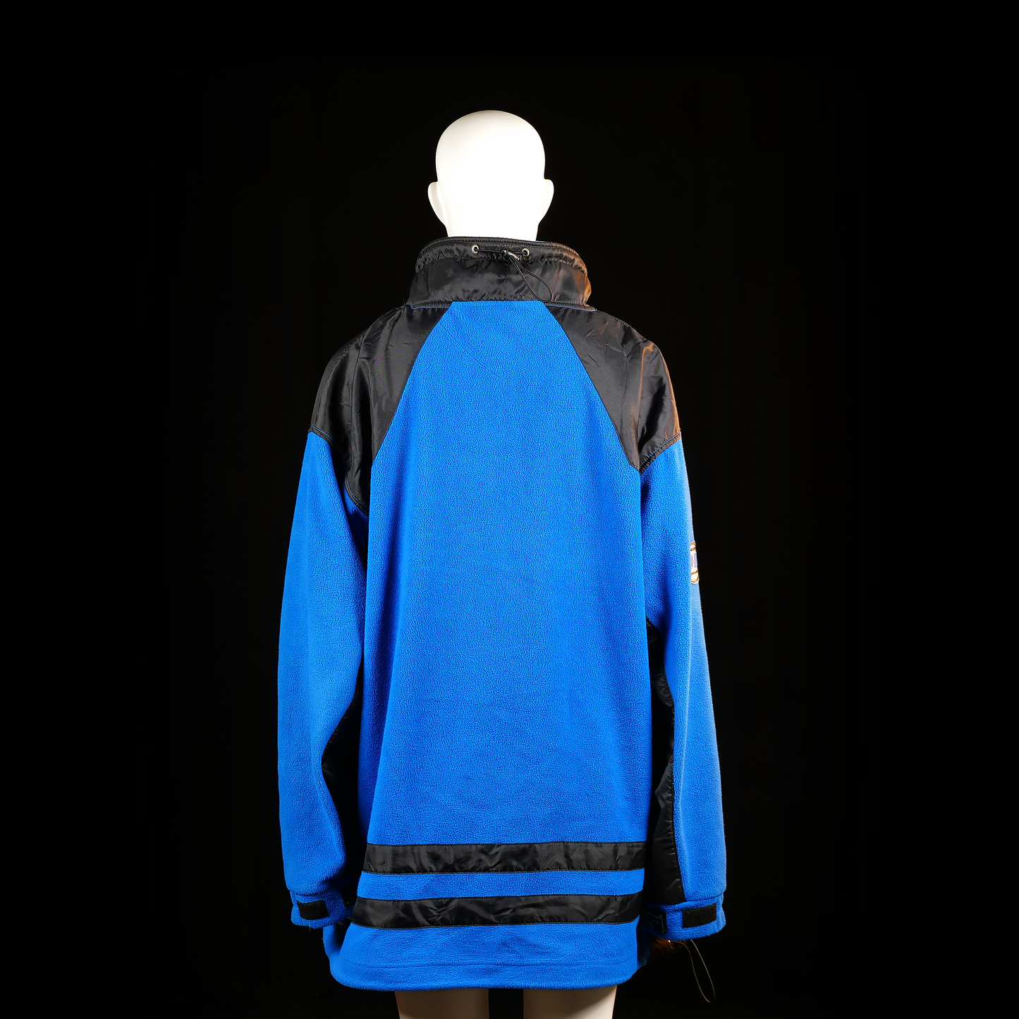 Fleece jacket - Light Blue & Black - Size XXXXL