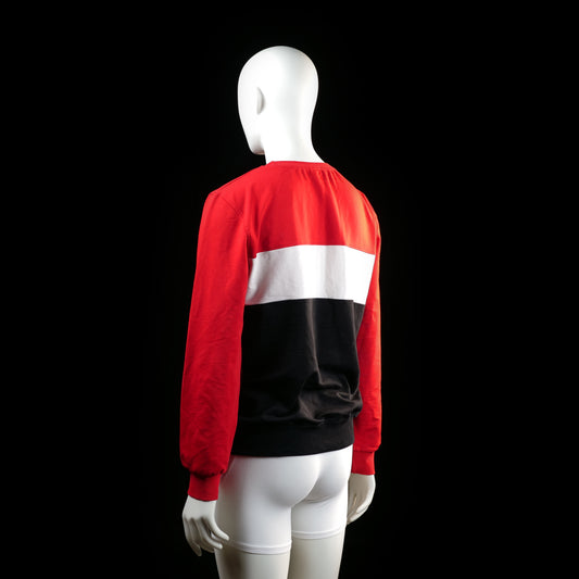 Sweatshirt - Red & White & Black - Size XXL