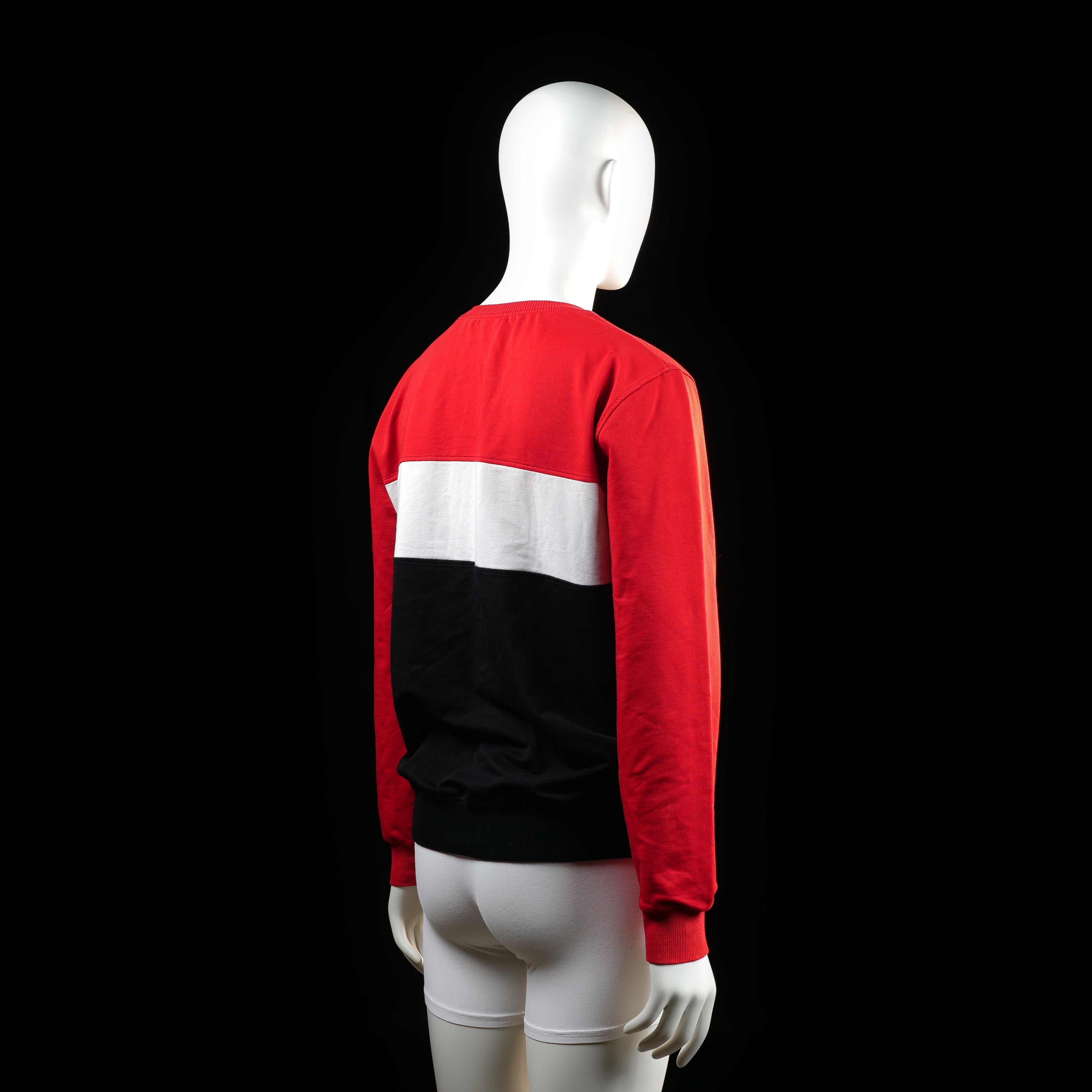 Sweatshirt - Red & White & Black - Size XXL