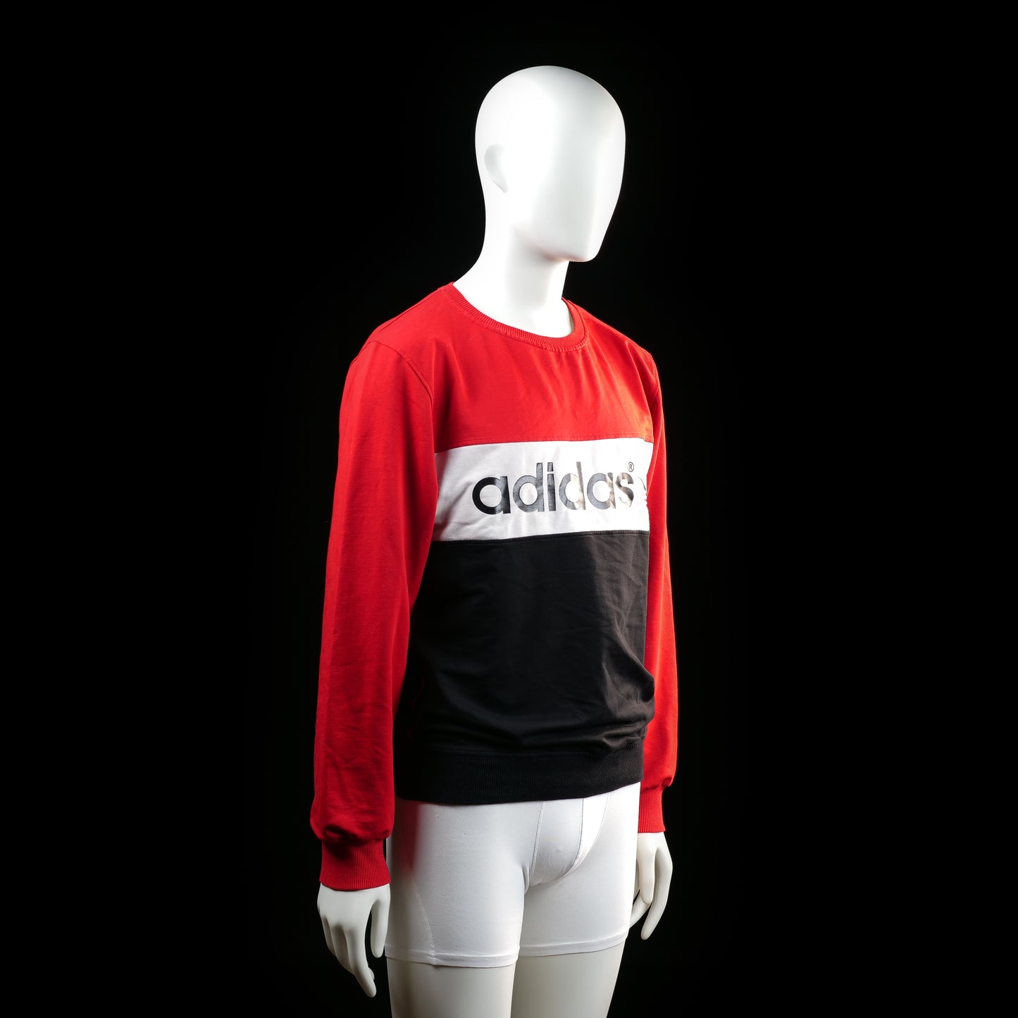 Sweatshirt - Red & White & Black - Size XXL