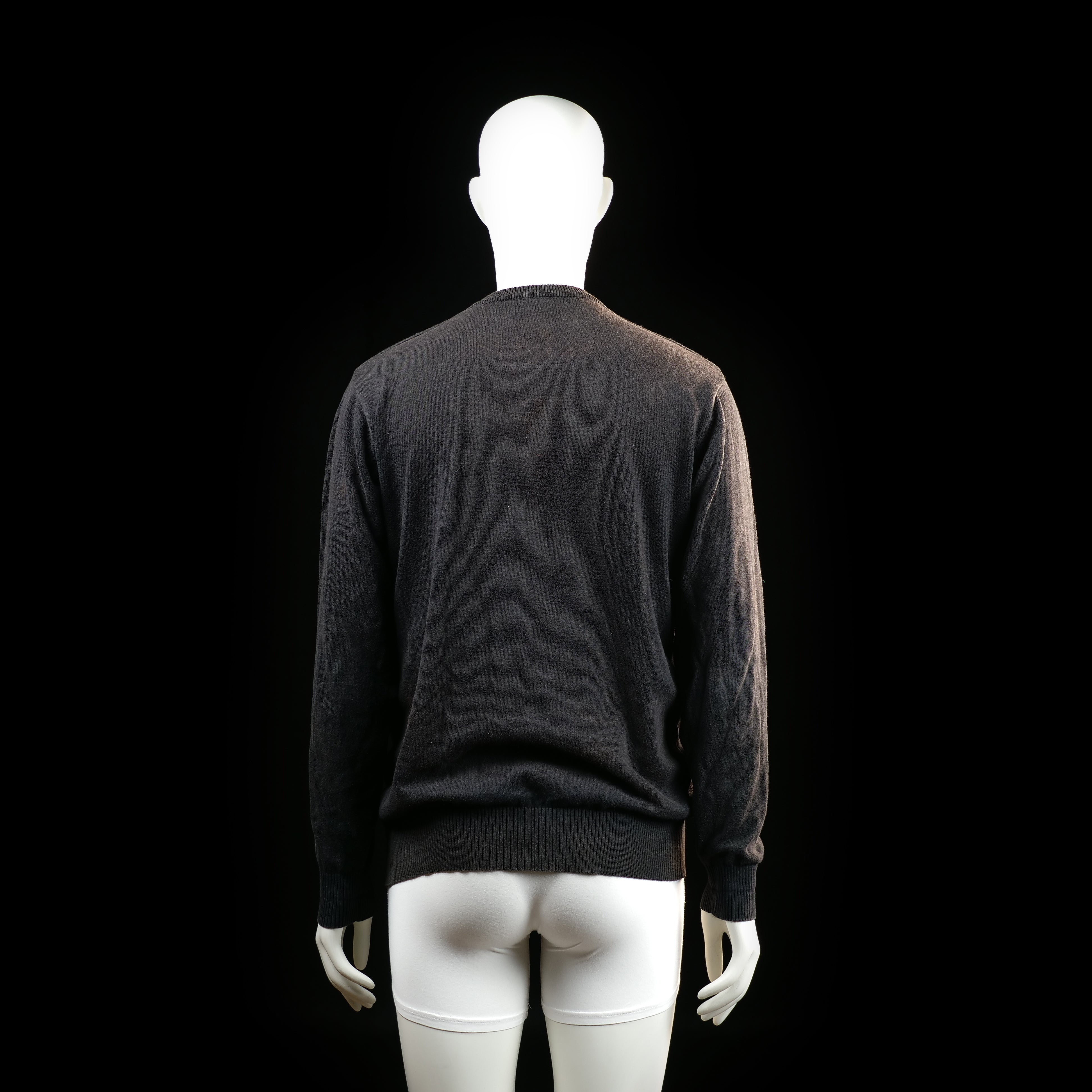 Sweater - Black & White & Beige - Size L