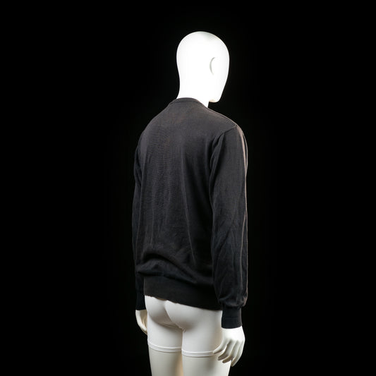Sweater - Black & White & Beige - Size L