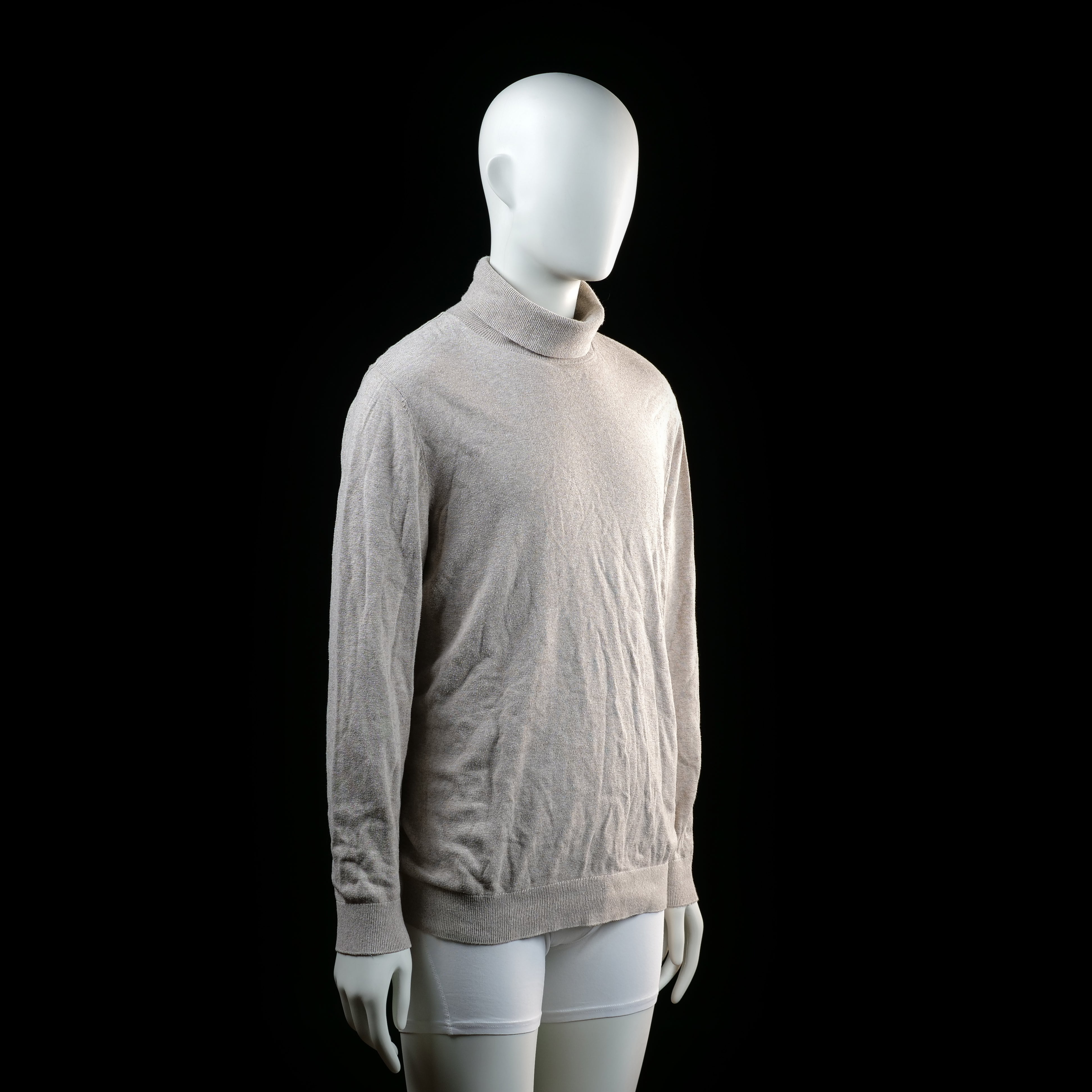 Turtleneck - Beige - Size L