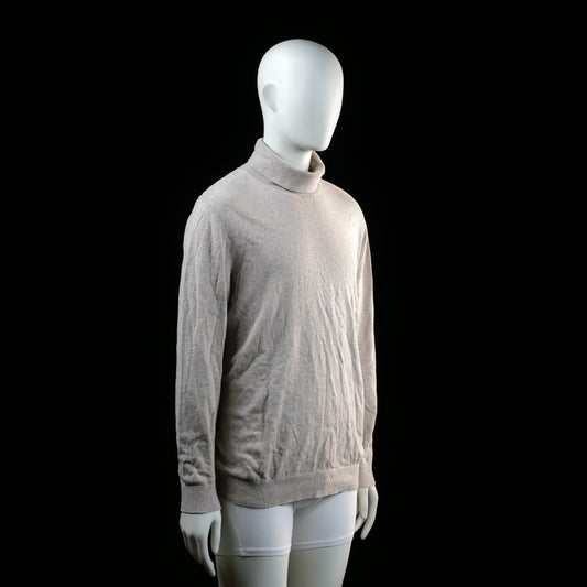 Turtleneck - Beige - Size L