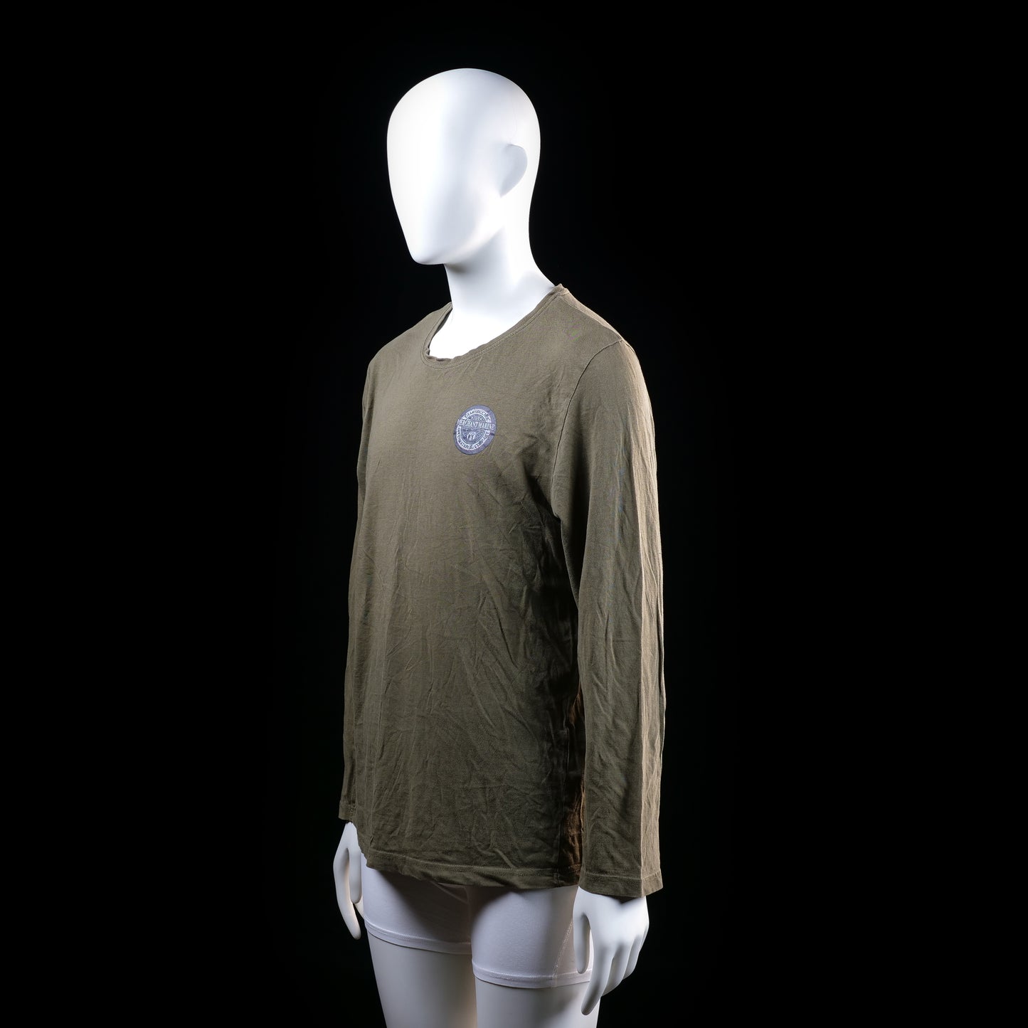 Long-sleeve top - Olive - Size M
