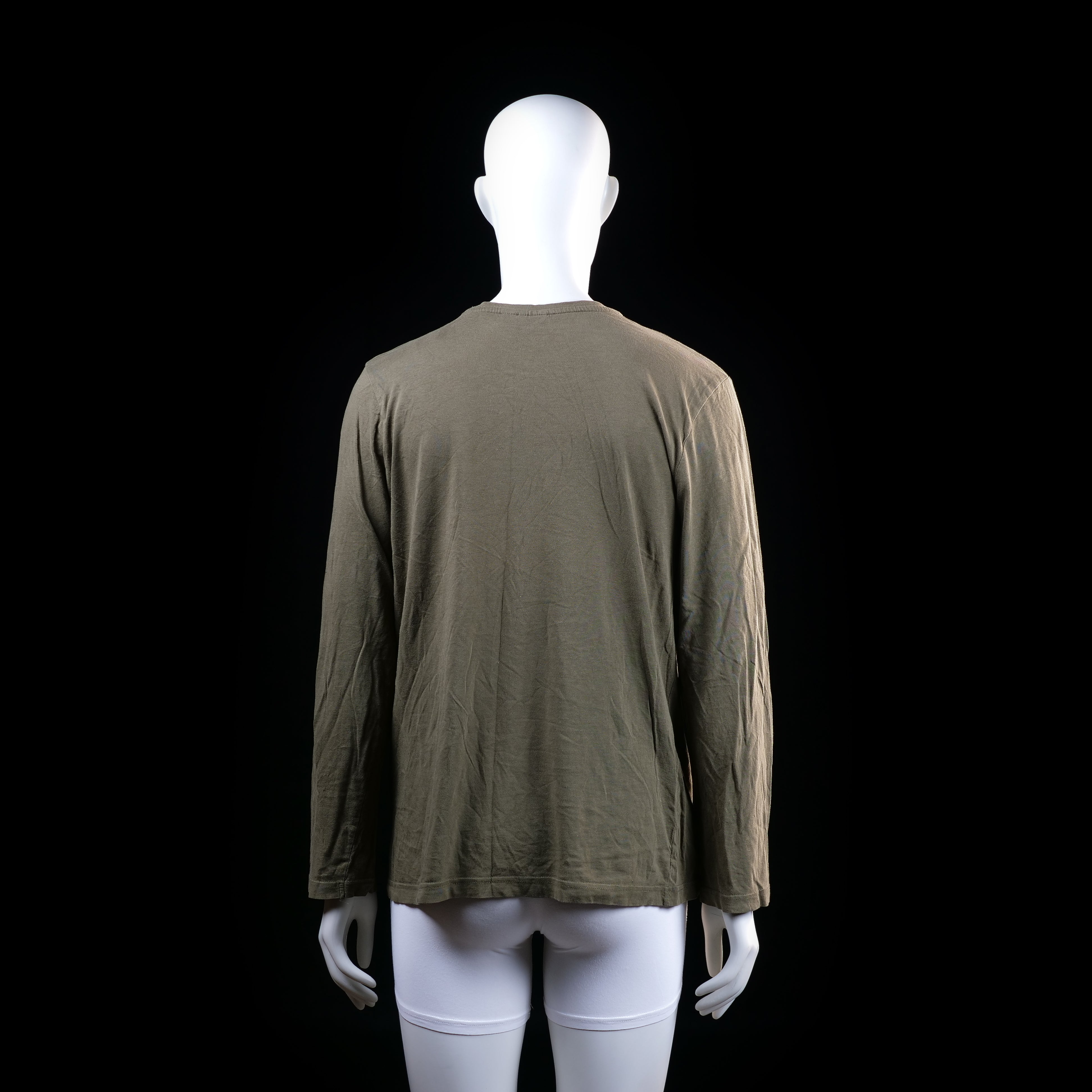 Long-sleeve top - Olive - Size M
