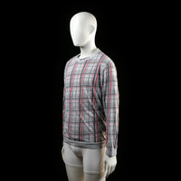 Sweatshirt - Light Gray & Red - Size M