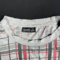 Sweatshirt - Light Gray & Red - Size M