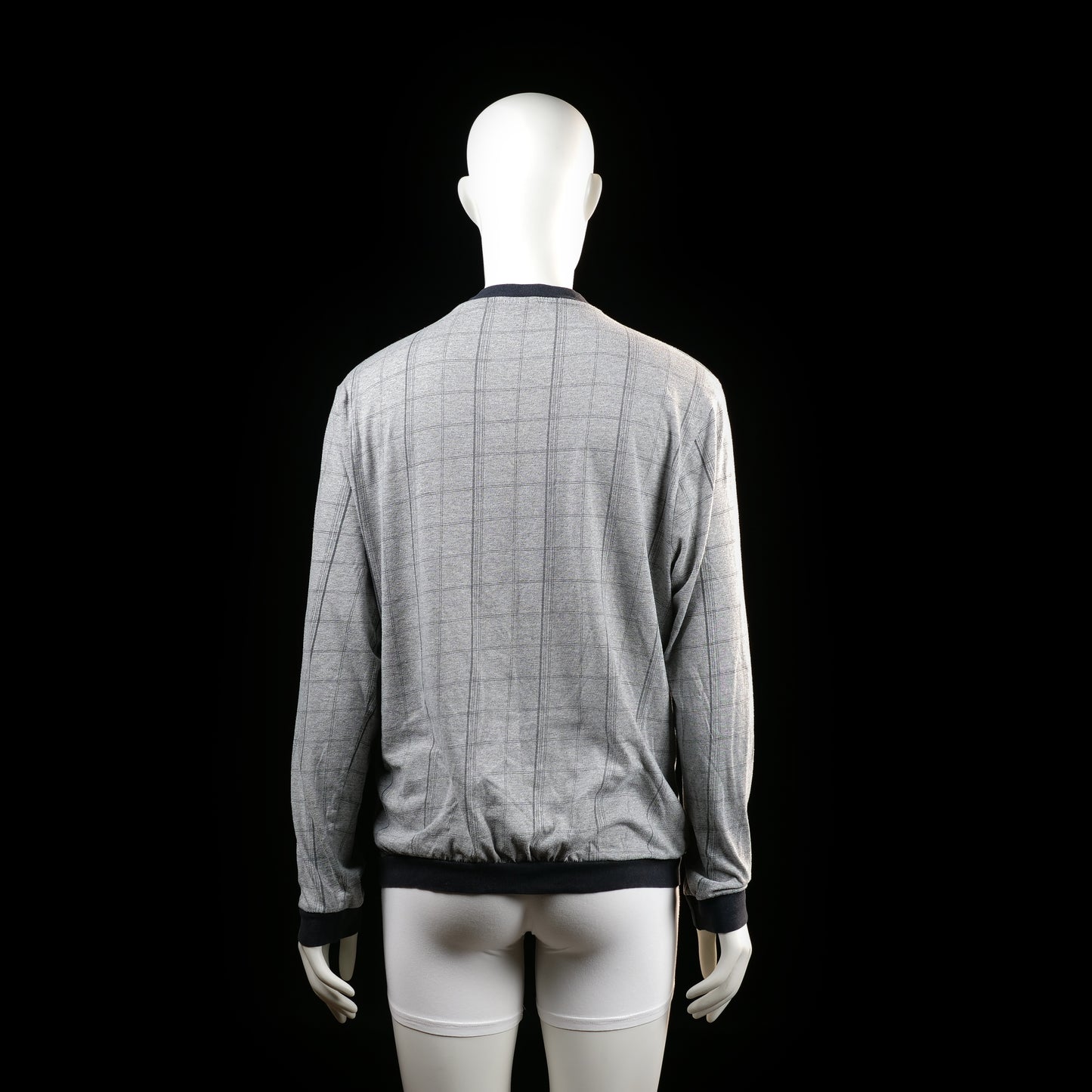 Sweater - Light Gray & Black - Size M