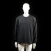 Smog - Sweatshirt - Black - Size L - Solid black crewneck sweatshirt with long sleeves and ribbed cuffs and hem. No visible graphics, patterns, or embellishments.
