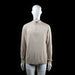 Selected Homme - Long-sleeve top - Beige - Size L - Long-sleeve top with a mock neck and a half-zip closure at the front. Features ribbed cuffs and hem.