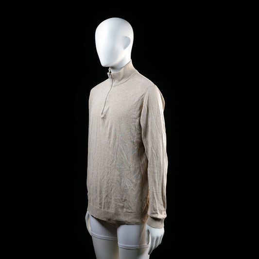 Long-sleeve top - Beige - Size L