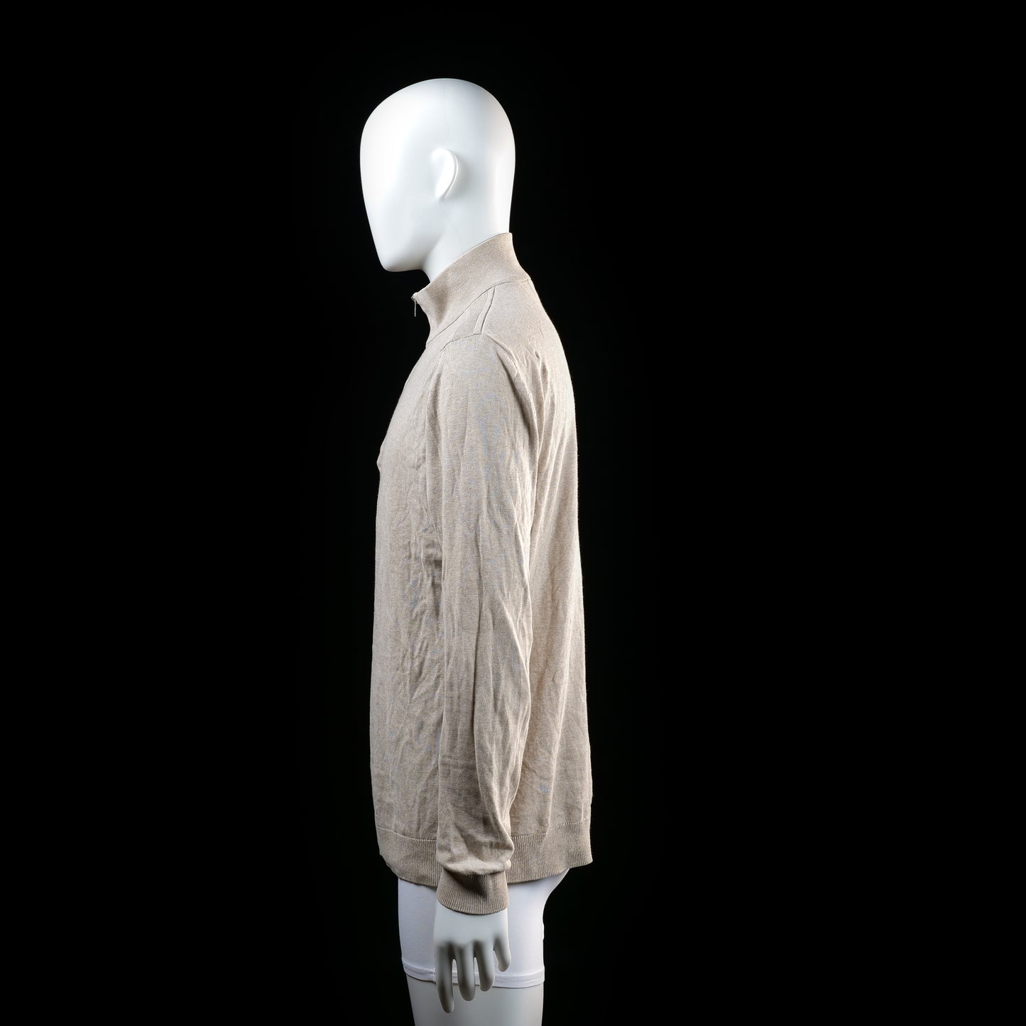 Long-sleeve top - Beige - Size L