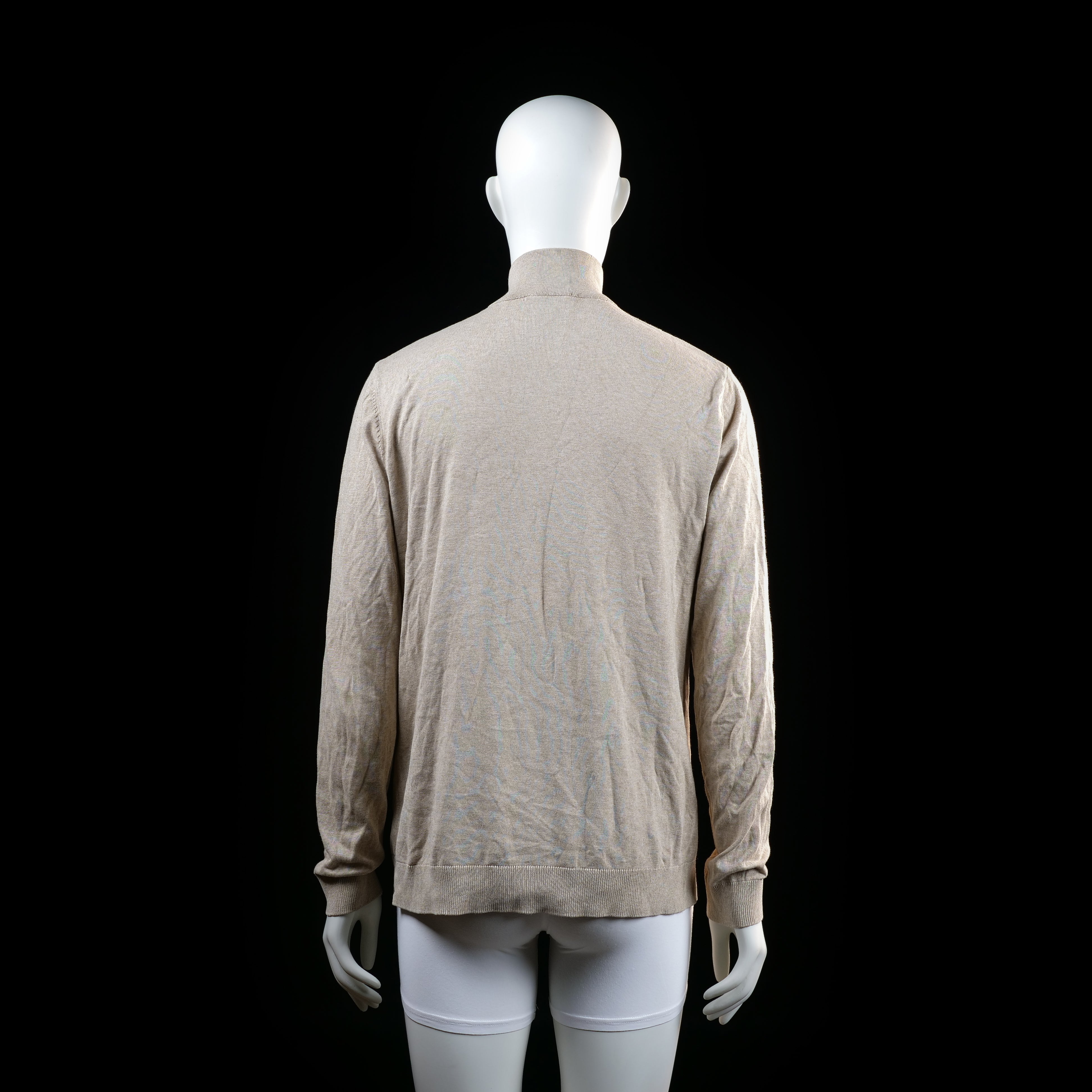 Long-sleeve top - Beige - Size L