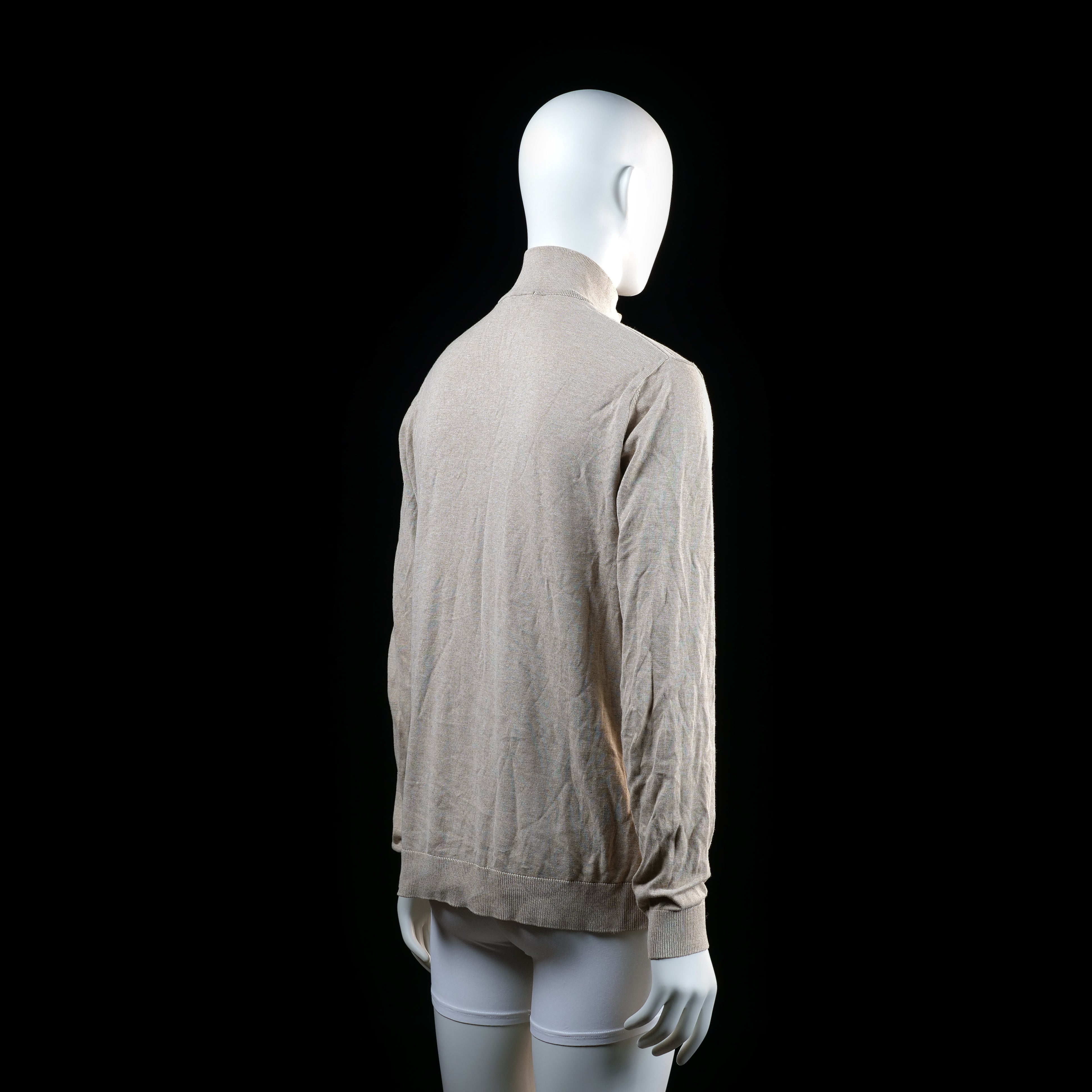 Long-sleeve top - Beige - Size L