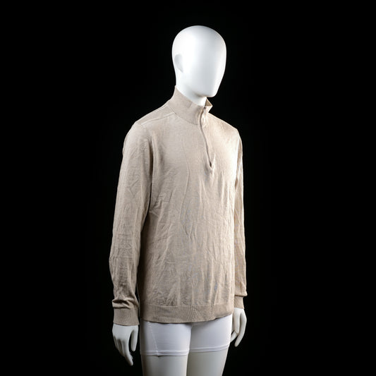 Long-sleeve top - Beige - Size L
