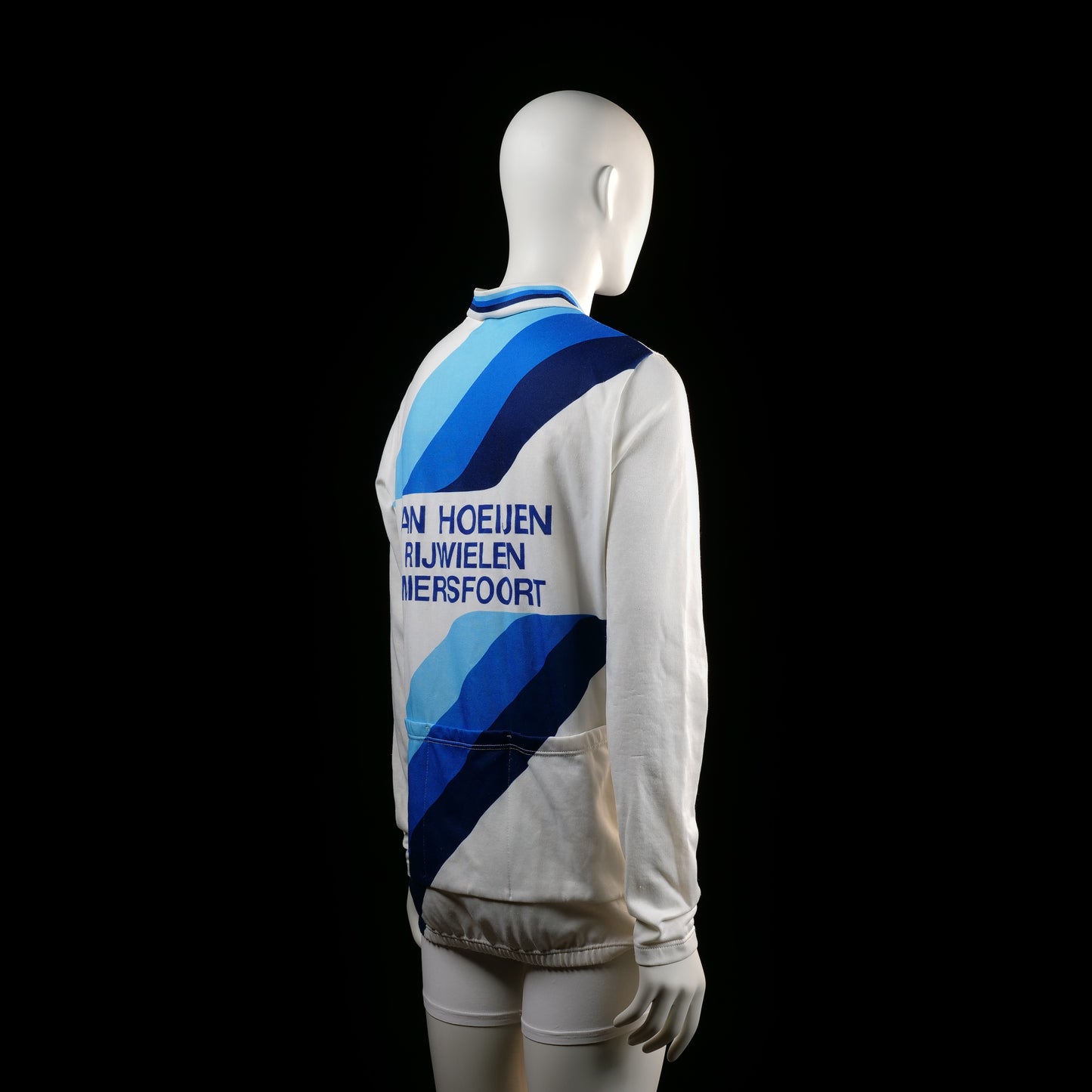 Sports top - White & Light Blue - Size M