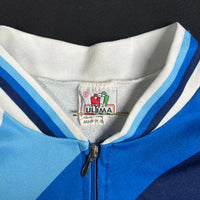 Sports top - White & Light Blue - Size M