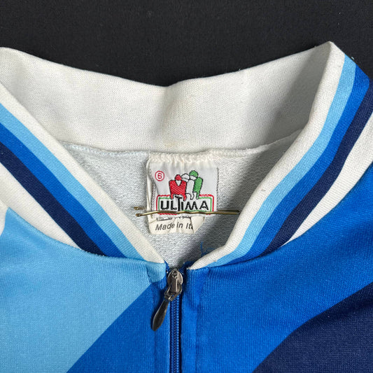 Sports top - White & Light Blue - Size M