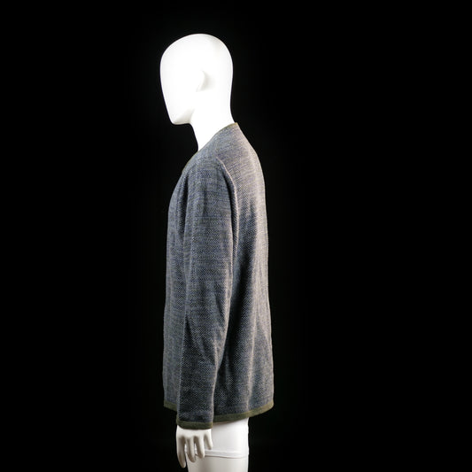 Sweater - Dark Gray & Olive - Size L
