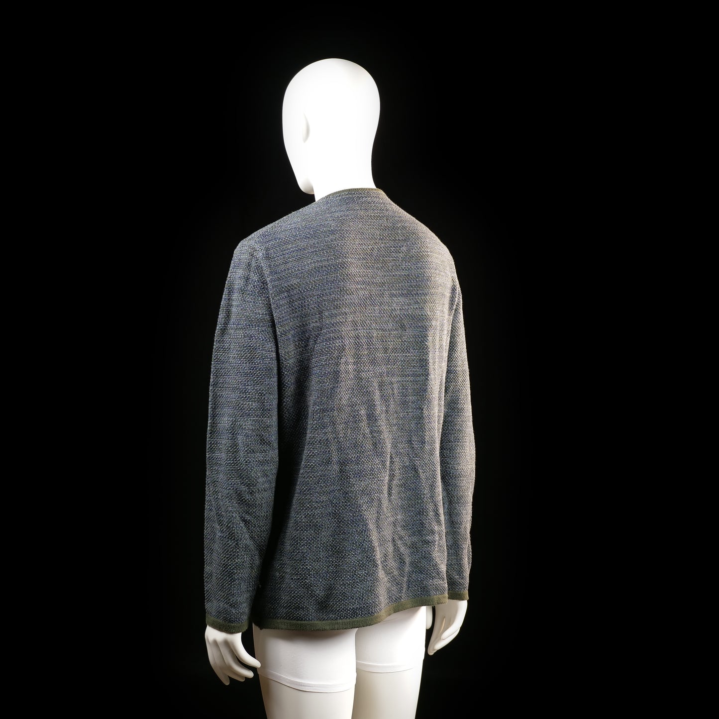 Sweater - Dark Gray & Olive - Size L