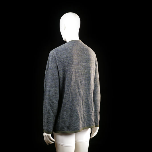 Sweater - Dark Gray & Olive - Size L