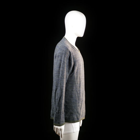 Sweater - Dark Gray & Olive - Size L