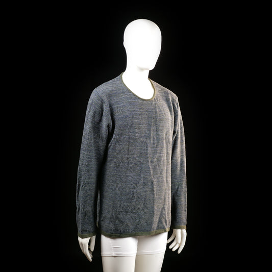 Sweater - Dark Gray & Olive - Size L