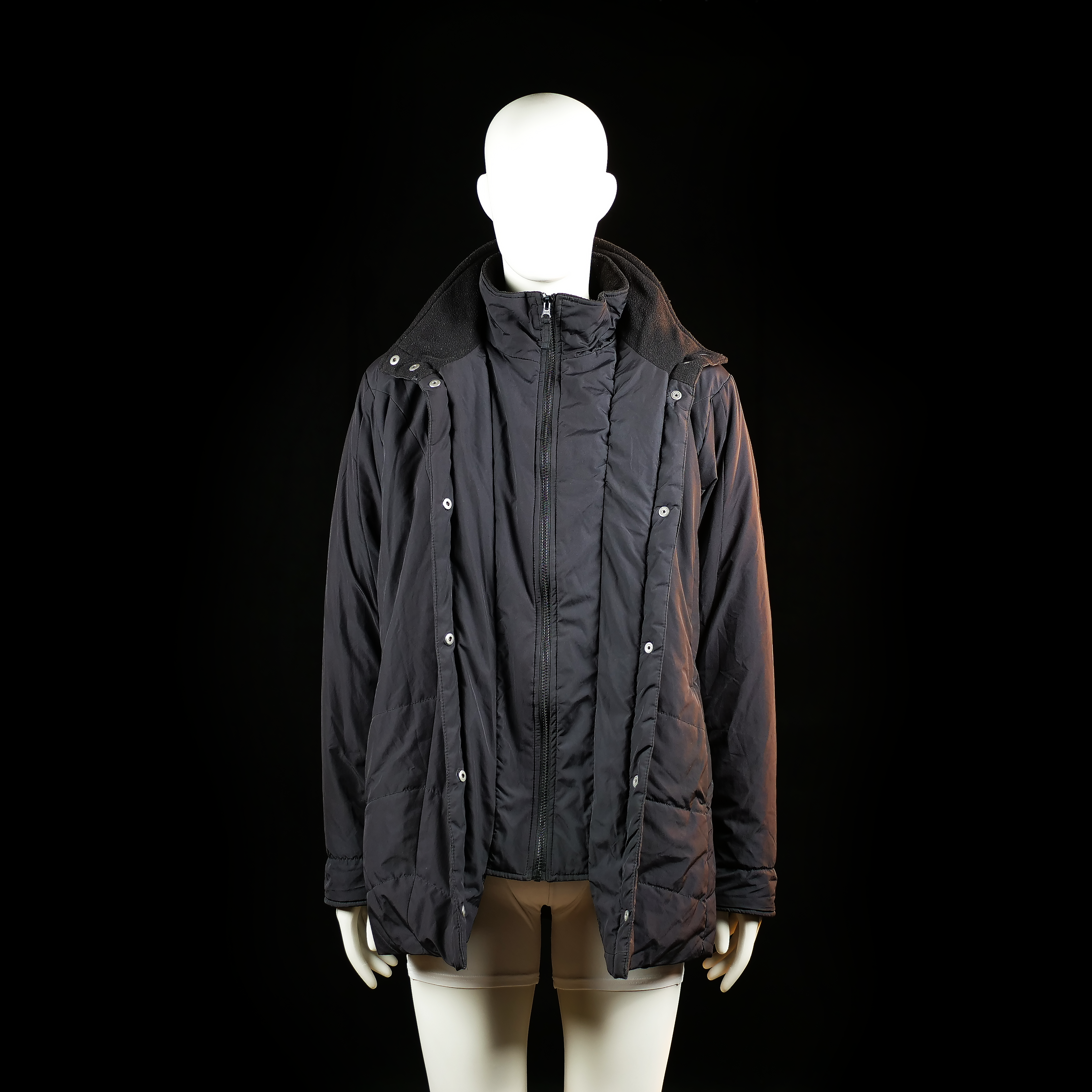 Padded jacket - Black - Size 46