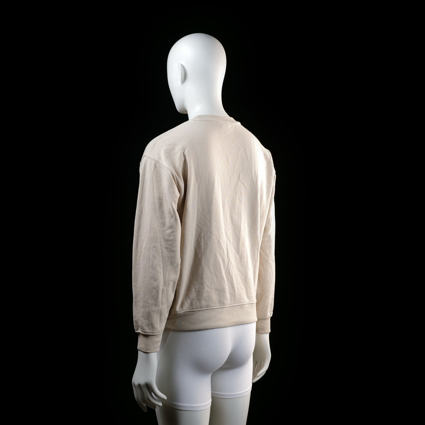 Sweatshirt - Beige & Black - Size 160
