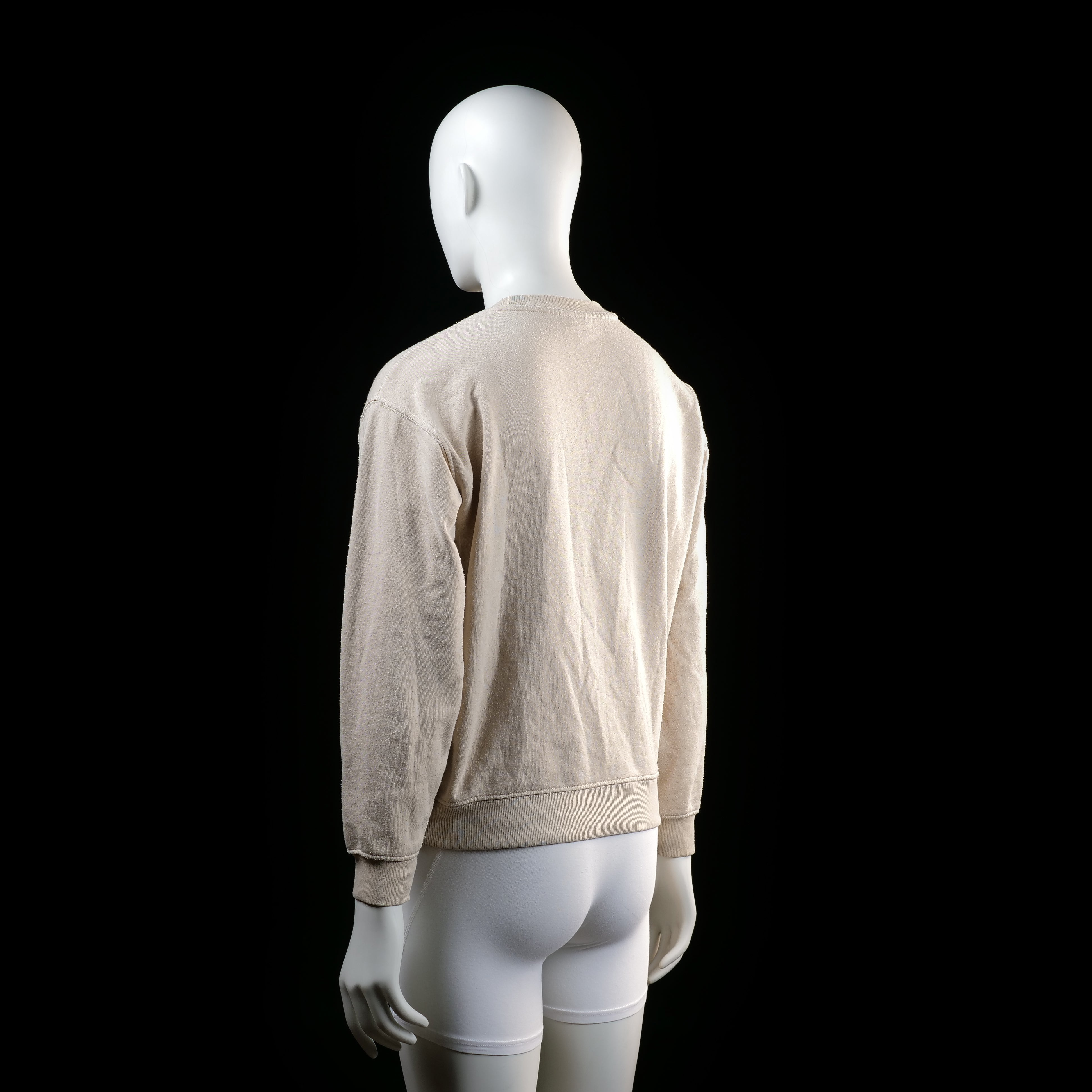 Sweatshirt - Beige & Black - Size 160