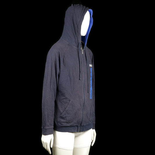 Hoodie - Navy & Light Blue - Size L