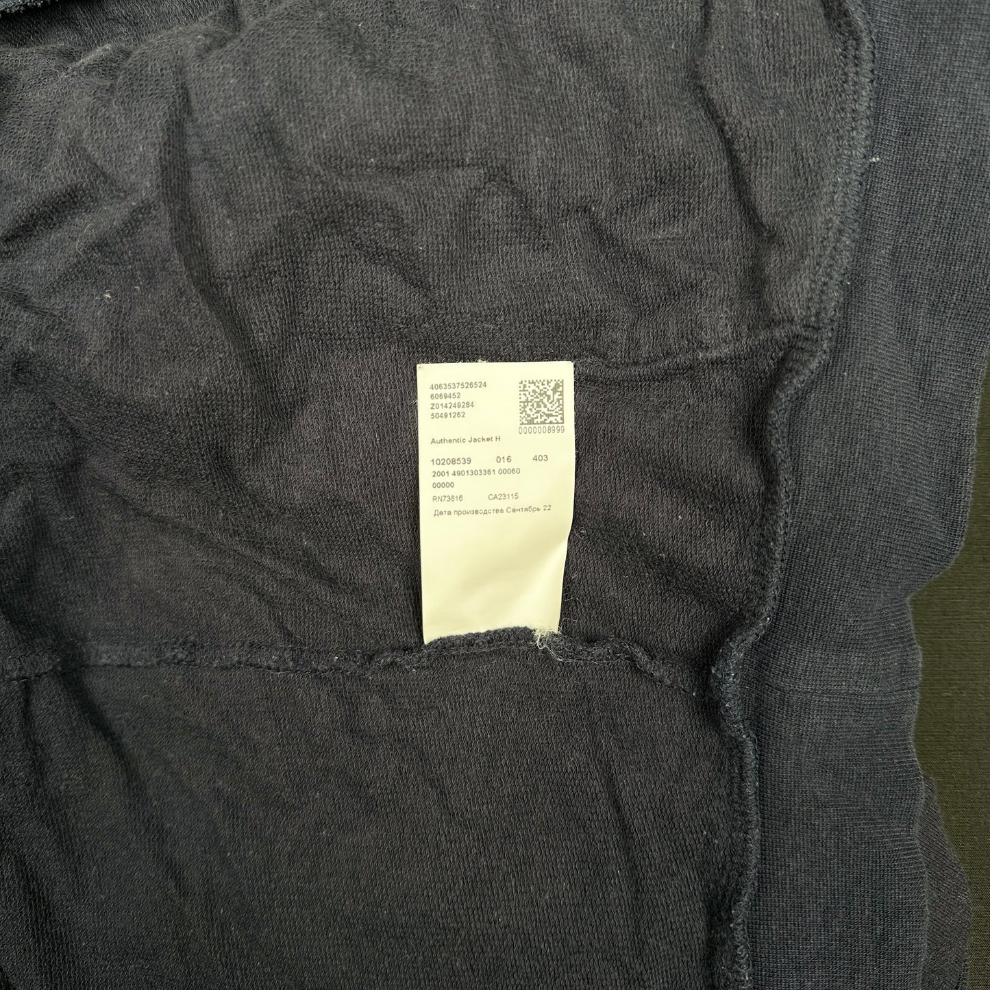 Hoodie - Navy & Light Blue - Size L