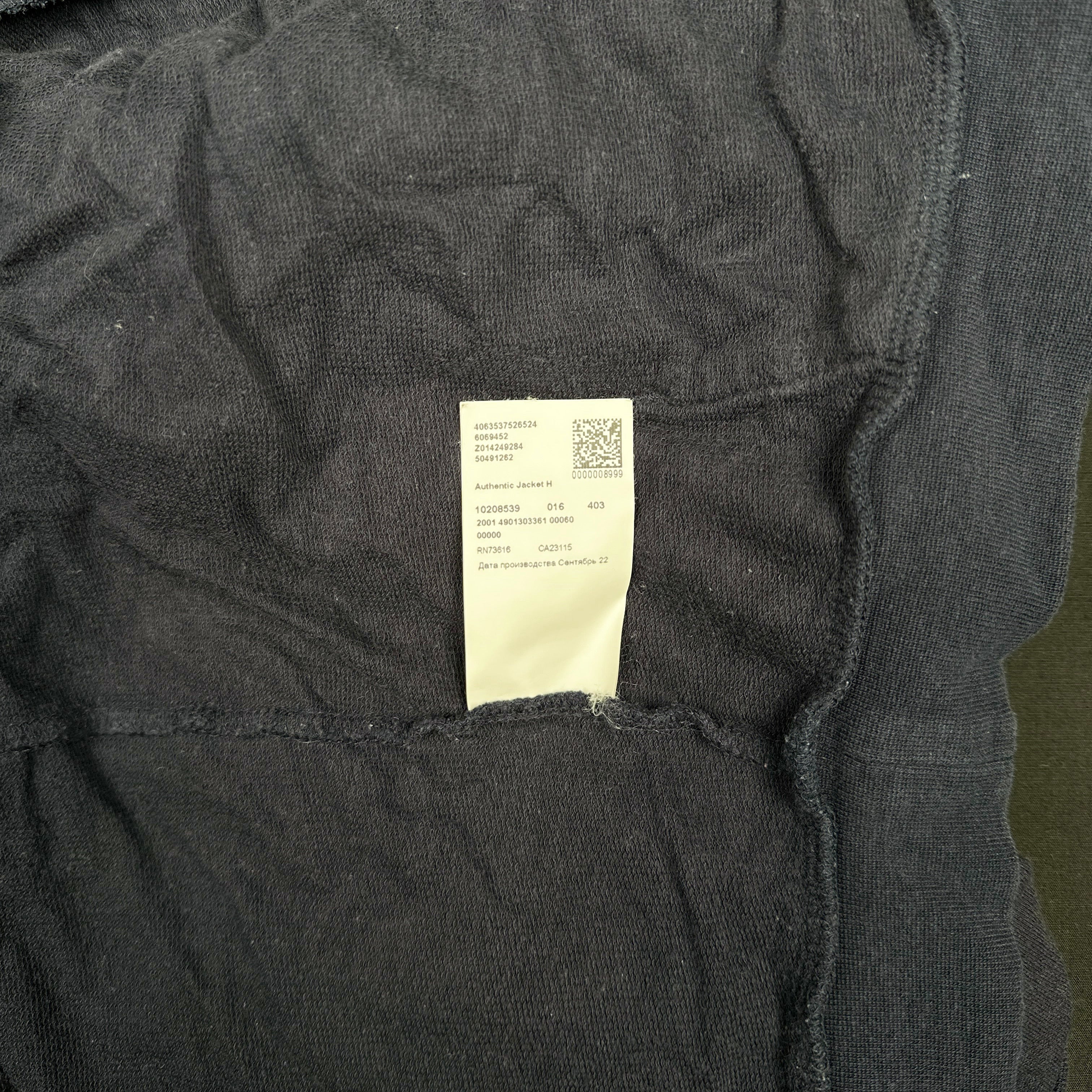 Hoodie - Navy & Light Blue - Size L