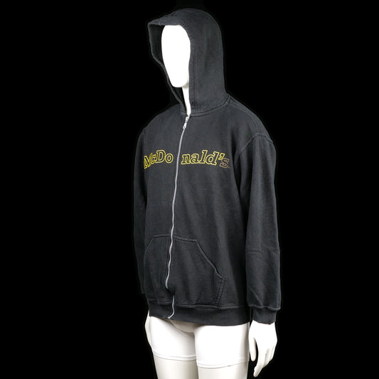 Hoodie - Black & Yellow - Size L