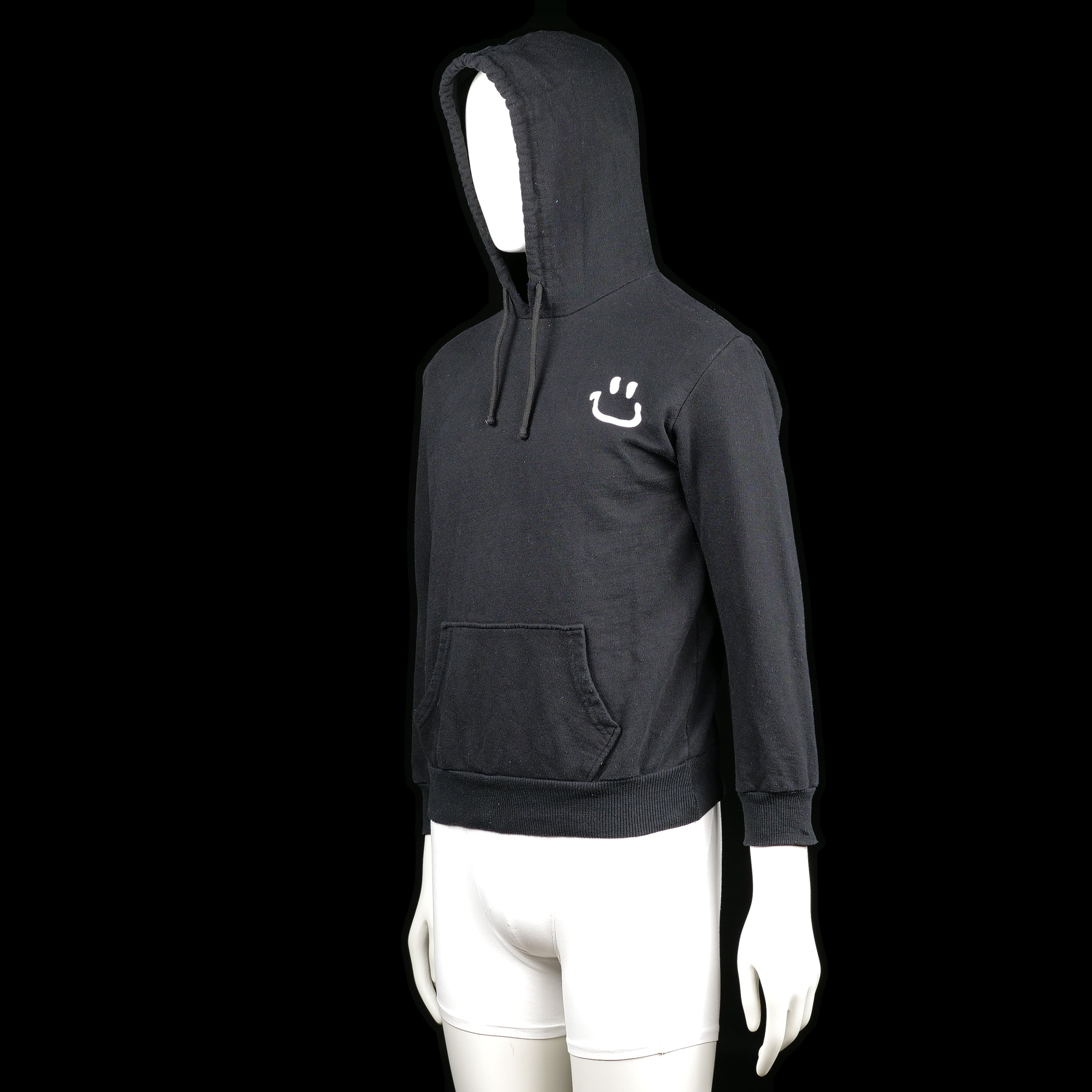 Hoodie - Black & White - Size S