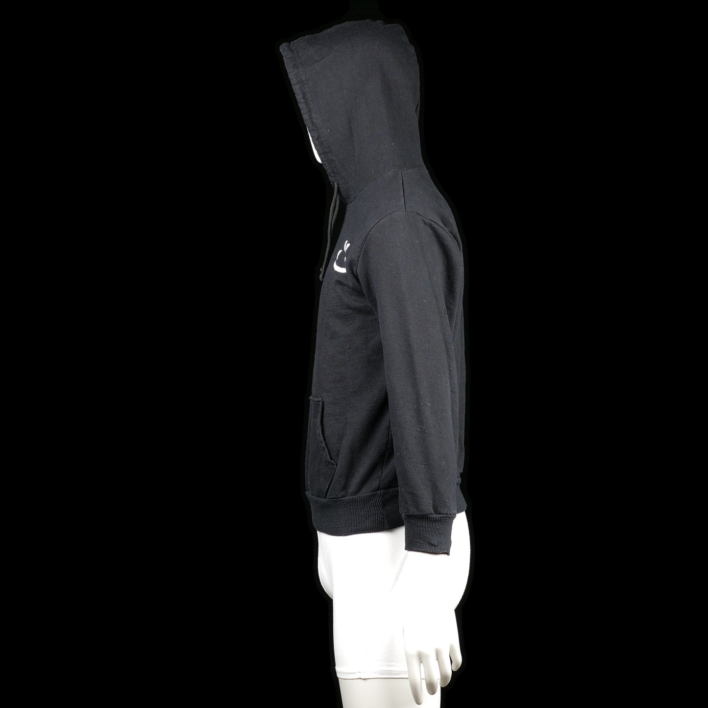 Hoodie - Black & White - Size S