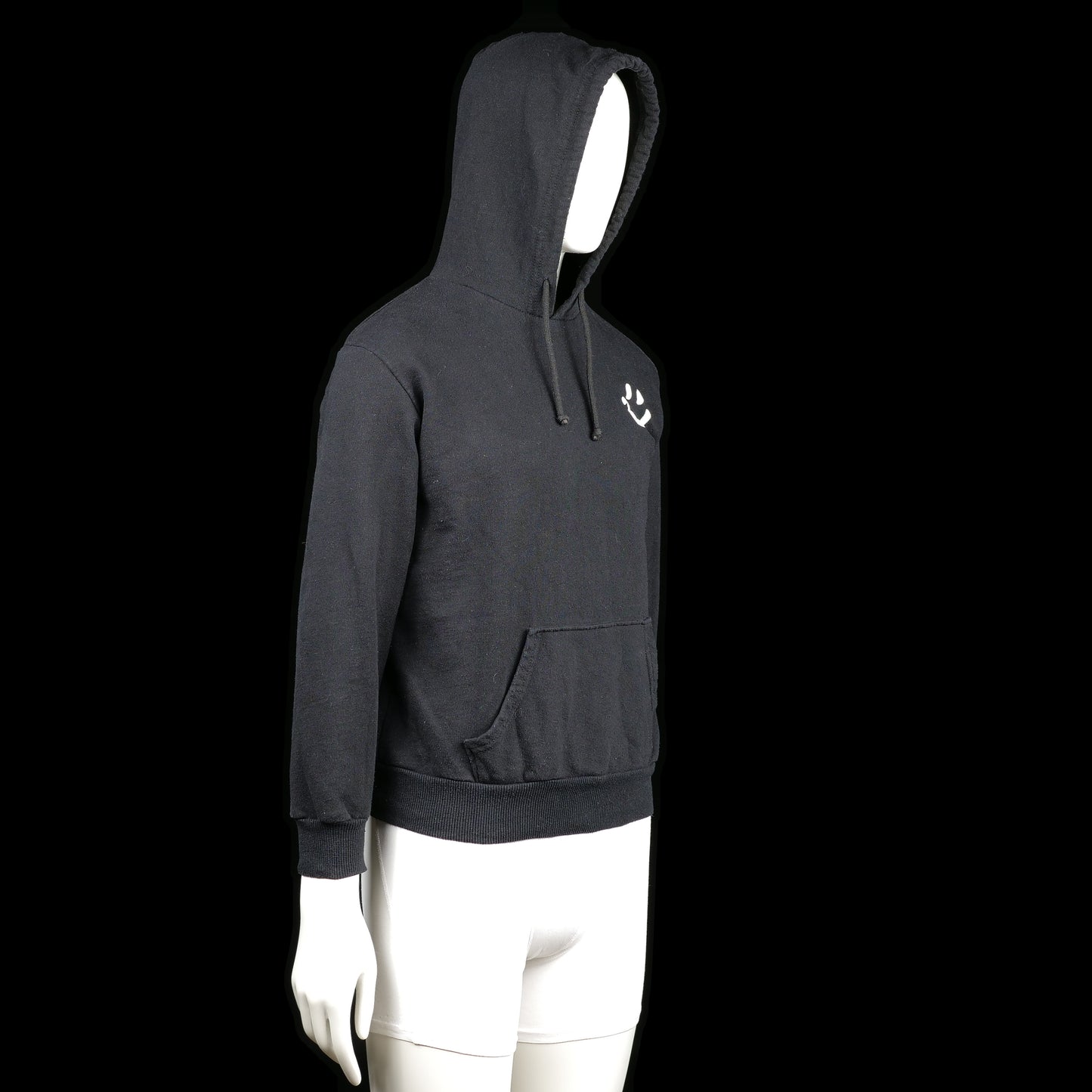 Hoodie - Black & White - Size S