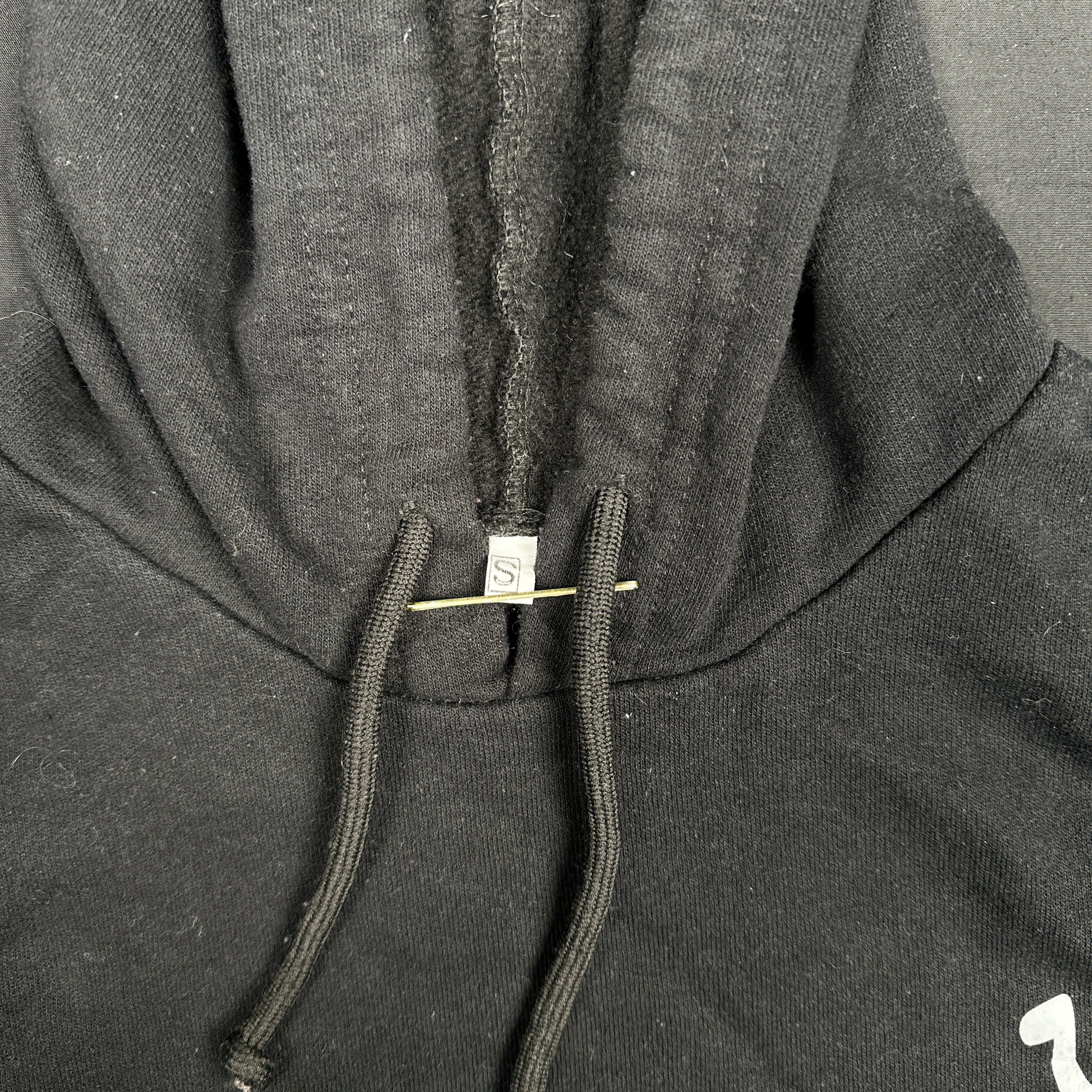 Hoodie - Black & White - Size S