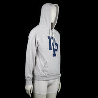 Hoodie - Light Gray & Navy - Size M