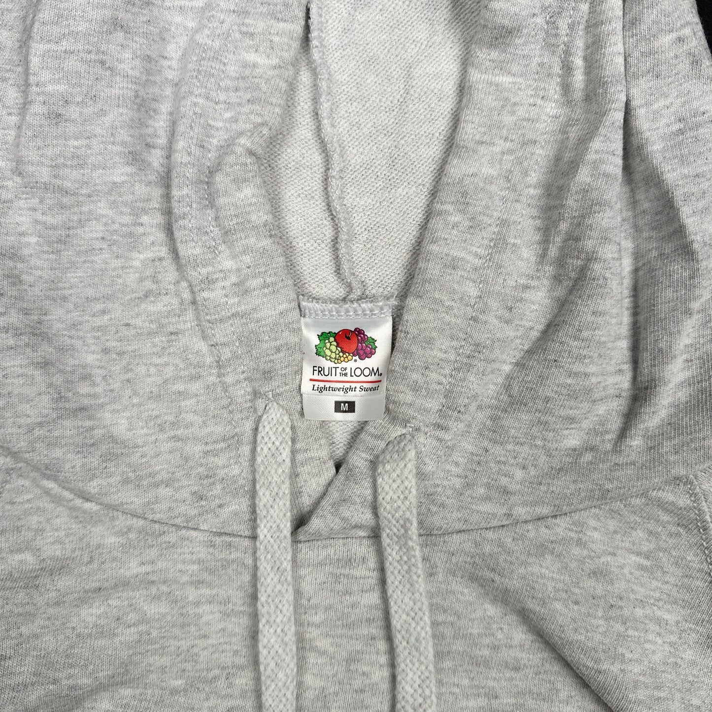 Hoodie - Light Gray & Navy - Size M