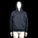 Urban Classics - Hoodie - Navy - Size M - Solid navy hoodie with a front kangaroo pocket and drawstring hood. Features ribbed cuffs and a straight hem.
